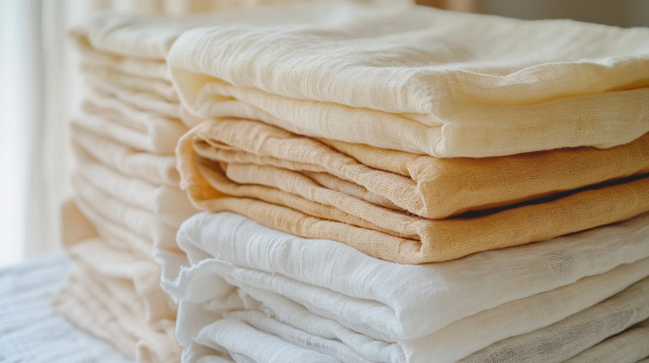 Mouchoirs en gaze de coton : les avantages d’un lot réutilisable et artisanal pour toute la famille