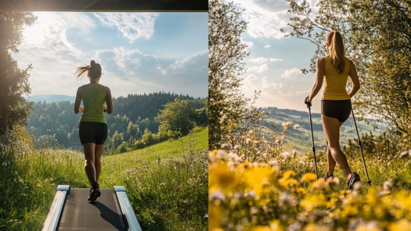 Tapis de marche ou marche nordique : lequel est meilleur pour votre santé et le plus facile à maîtriser ?