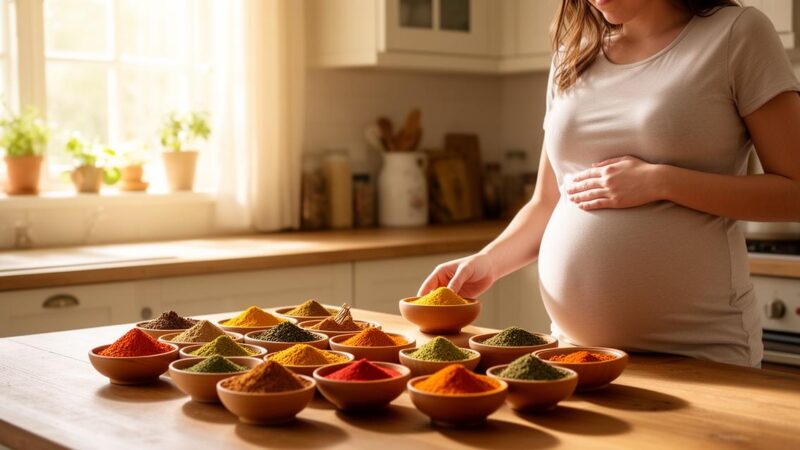 Epices et grossesse : bienfaits et précautions pour femmes enceintes contre la dépression prénatale